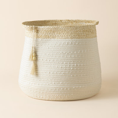 Althoff Handwoven 100% Cotton Storage Bin