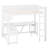 Luminest Multifunctional Loft Bed with Built-in Desk and Storage Solutions-118858655