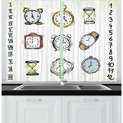 Pointed Kitchen Curtain