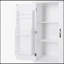 Armoire de salle de bain polyvalente avec plusieurs compartiments et tablettes réglables pour un rangement optimal-1337228635