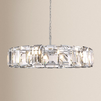 Luminaire moderne en cristal à 10 lumières K9