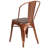 Kewaunee Metal Stackable Chair with Wood Seat-1976427549