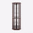 Antique Glass Corner Cabinet, Elegant Display Case For Living Room & Bar Storage, For Collections & Wine-1419111168