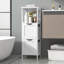 Peru Freestanding Bathroom Cabinet with 2 Drawers