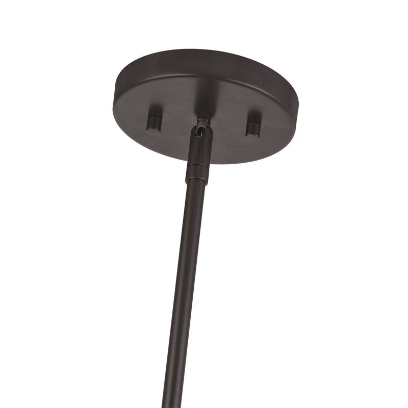 Lustre suspendu 5 lumières Asllan, Bronze, Brun