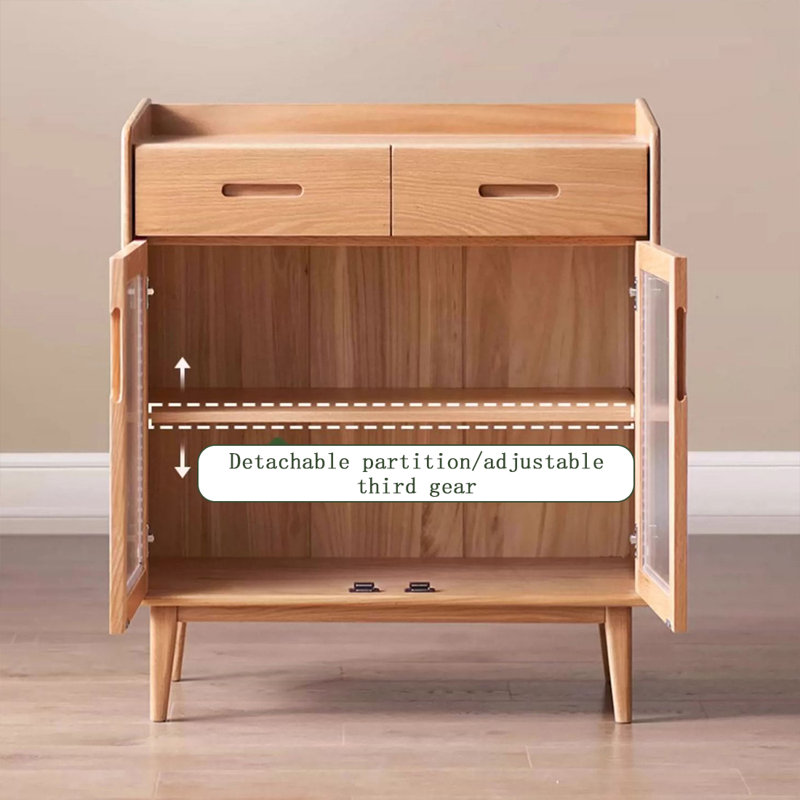 Armoire d'appoint Modern Burlywood, Burlywood