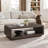 Lonni 47" Wide Rectangular Coffee Table in Brown Oak-1399442982