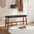 39.4'' Solid Wood Upholstered Bench with Seat Tufted Design 