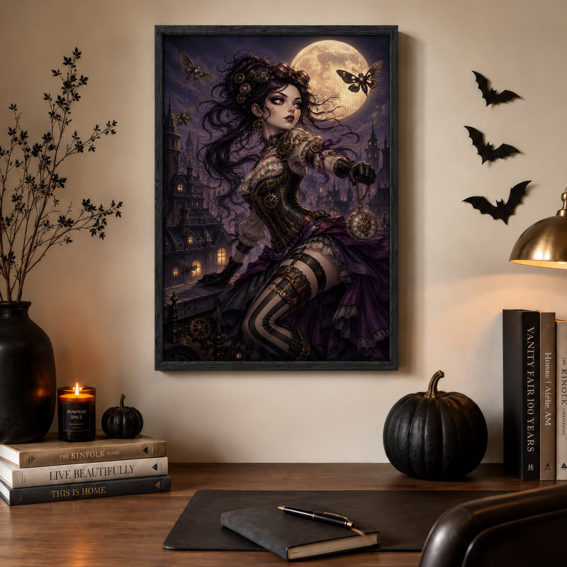 Art mural sur toile Steampunk, H 24 po x l 18 po