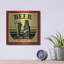 Art mural en métal luxueux «Cold Beer 1» par Jean Plout, 12 po x 12 po-131631931