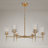 Eton 6 - Light Shaded Modern Chandelier