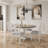 59"W Round And 5-Pc Dining Table Set