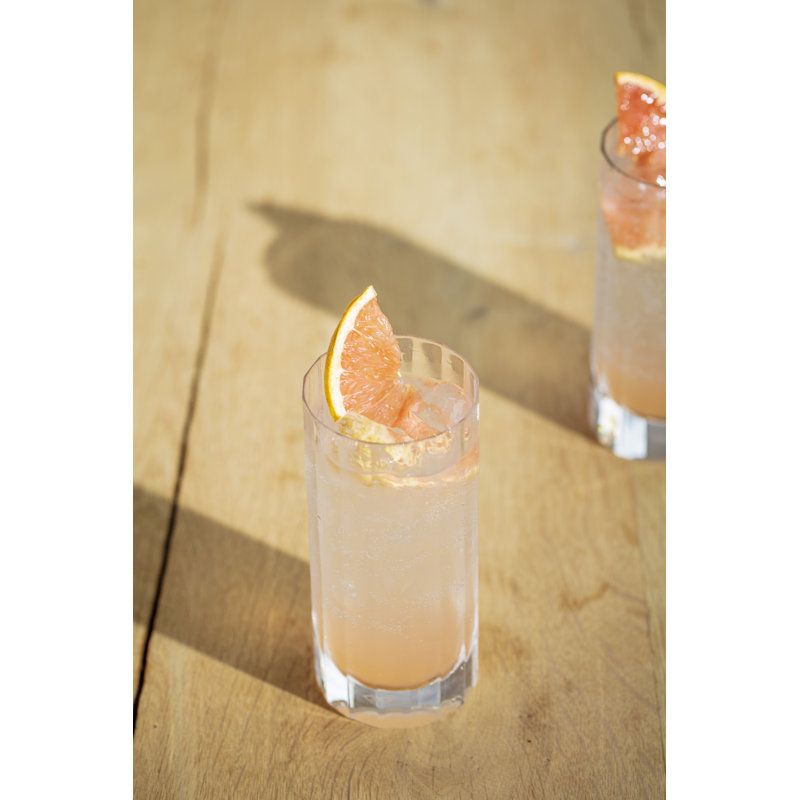 Fluted Collection Handmade Crystal Highball Glass