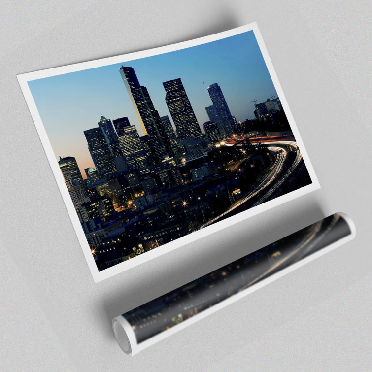 The Ring Road To Hong Kong Architecture Print Poster - No Frame Print