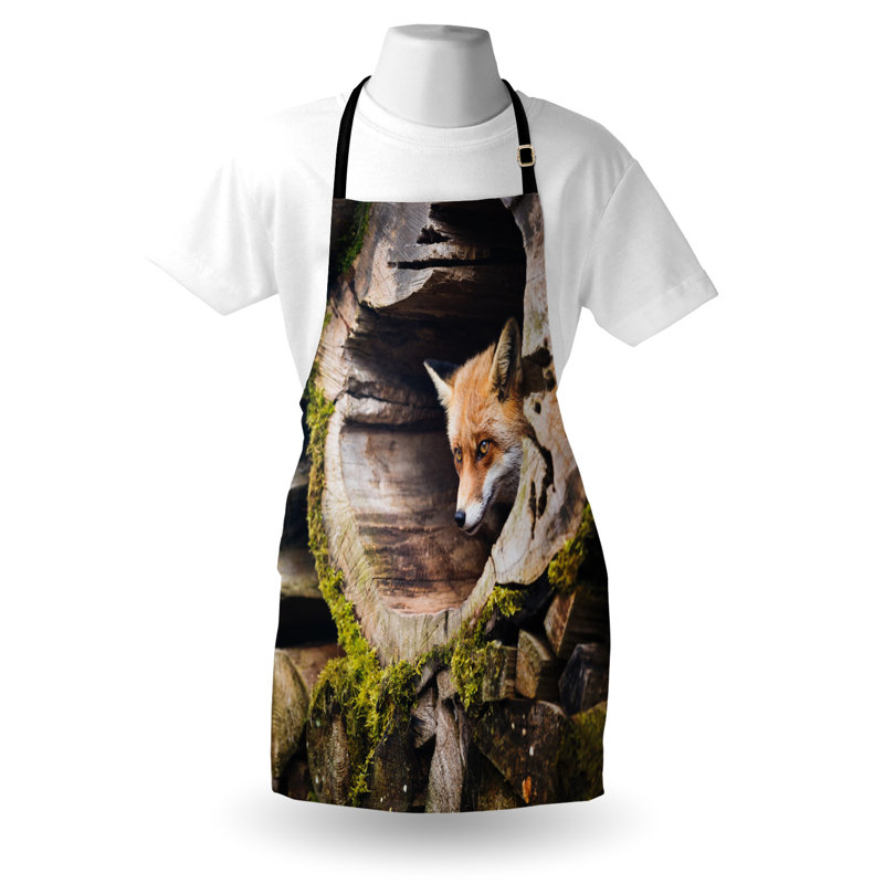 No Pattern Bib Apron