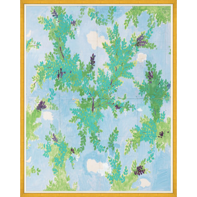 Arbres et nuages par Paule Marrot - impression