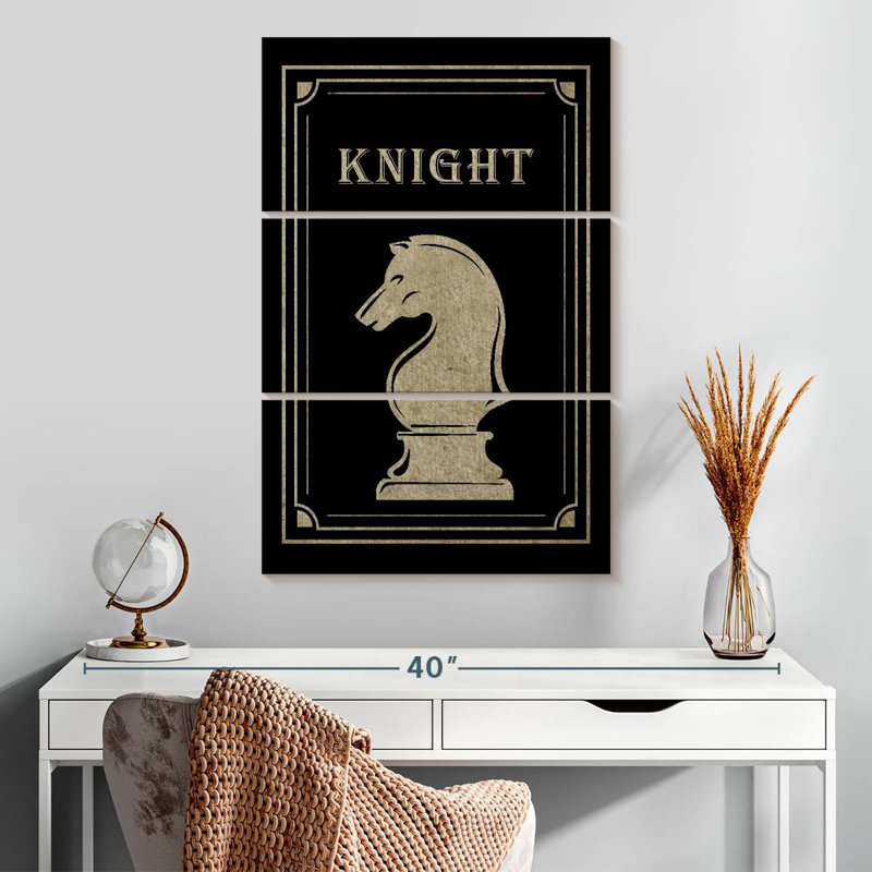 Senne Chess Knight, 32" H x 20" W