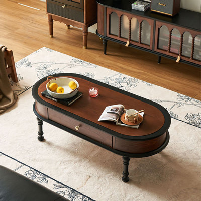 Table basse ovale de haute qualité