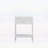 Modern Wave Pattern End Table for Small Spaces