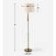 Lampe sur pied en marbre blanc Lavdimir