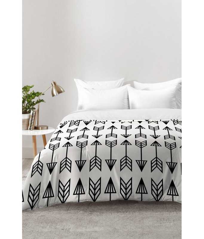 Ensemble d'édredon Holli Zollinger Arrows, Édredon pour très grand lit + 2 très grandes ta