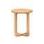 Table de bout en bois massif avec bords festonnés Carya-207860052