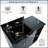 Shampoo Backwash Station for Salons with Comfortable Bowl and Ample Storage, Ideal for Spa and Beauty Services