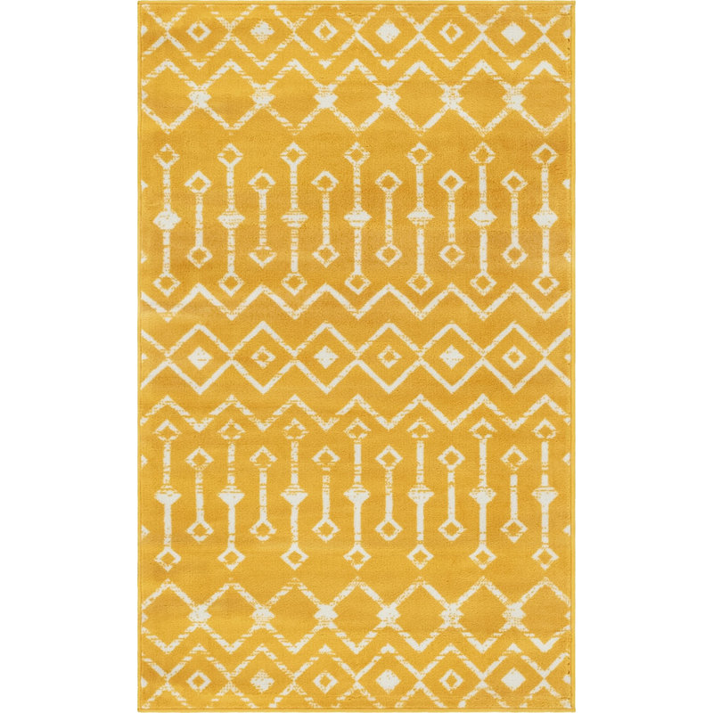 Aemtenan Abstract Indoor Rug, Rectangle 3'3" x 5'3"