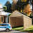 Heavy-Duty Outdoor Polypropylene Garage Shed-98716420-98716418
