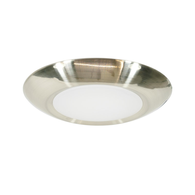 Plafonnier encastré 1 lumière DEL 7,38 po 