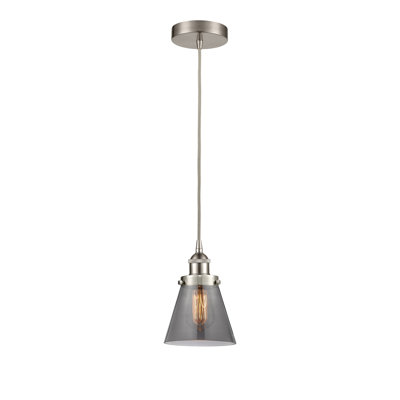 Mini-luminaire suspendu 1 lumière Cone