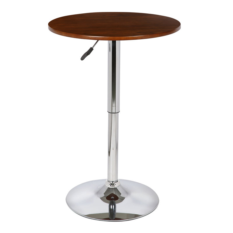 Table de salle à manger Altenburg, Noyer / Chrome