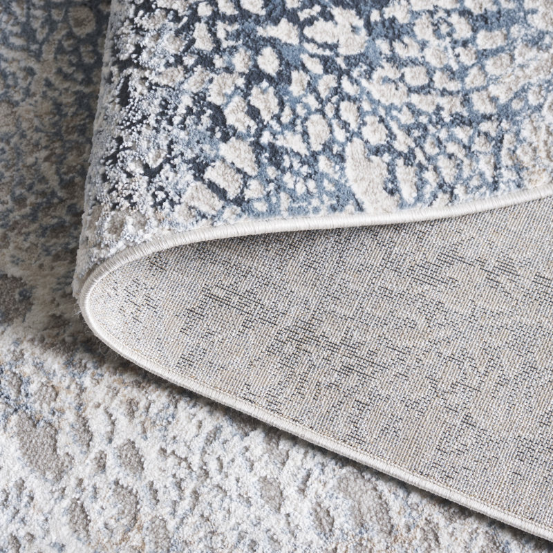 Blonnie Performance Abstract Rug, Rectangle 5'3" x 7'6"