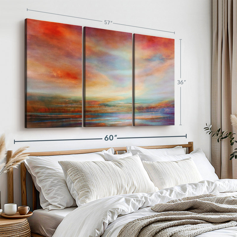 Nature «Far Away III, reproduction sur toile» sur, H 57 po x l 36 po