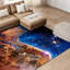 Tapis rectangulaire Divyan avec envers antidérapant-1079400897