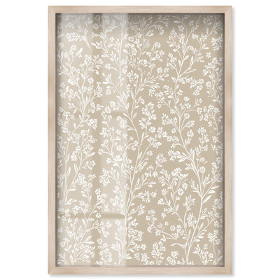 Décoration murale "Whisper of a Field I" par Art Remedy, cadre blond, 37 x 55