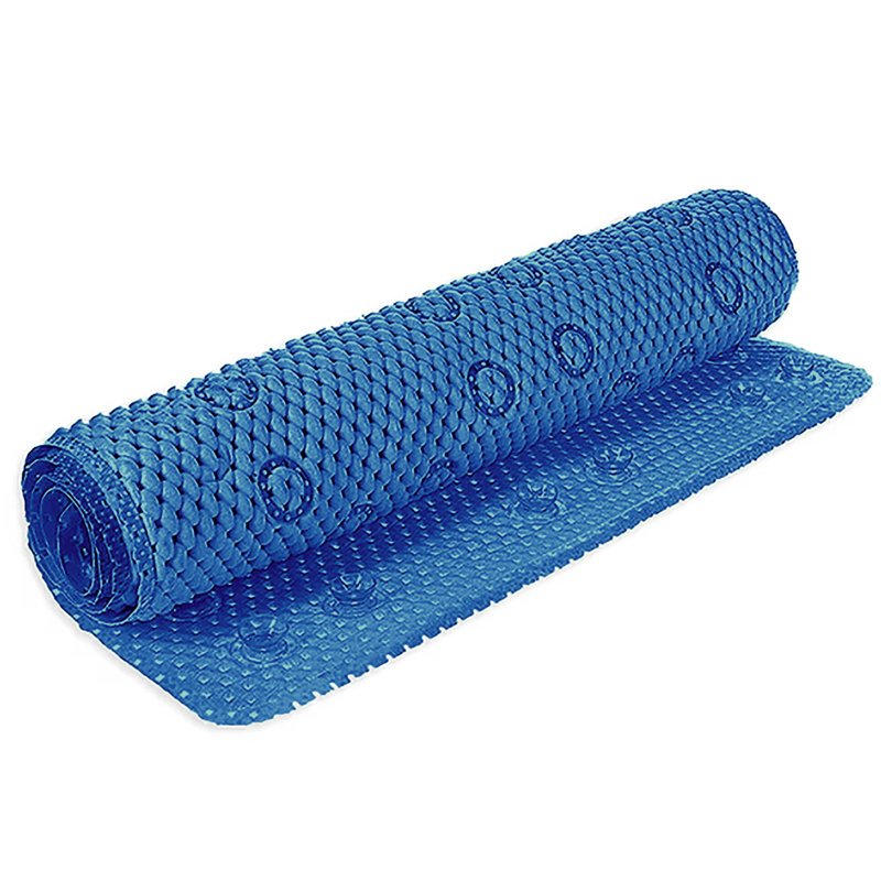 Aalasia Foam Non-Slip Shower Mat, Royal Blue