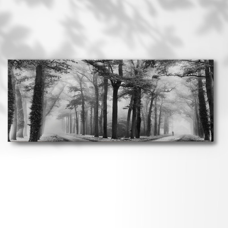 Tournant à gauche sur toile, H 24 po x l 60 po x P 1,5 po