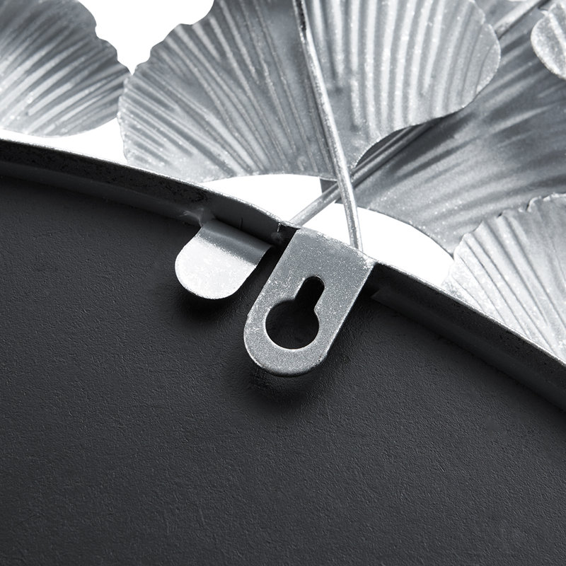Miroir mural rond 30,5 po Martha Stewart, Argent argent