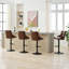 Tabouret de bar pivotant à hauteur réglable (ensemble de 4)-936313337
