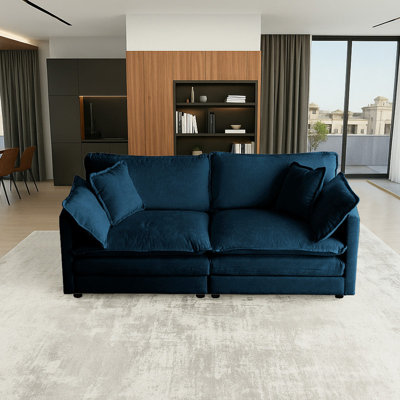 Causeuse en chenille 76,5 po