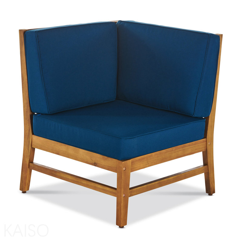 Fauteuil d'angle, bleu