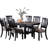 Fabric Upholstered Side Chairs Set