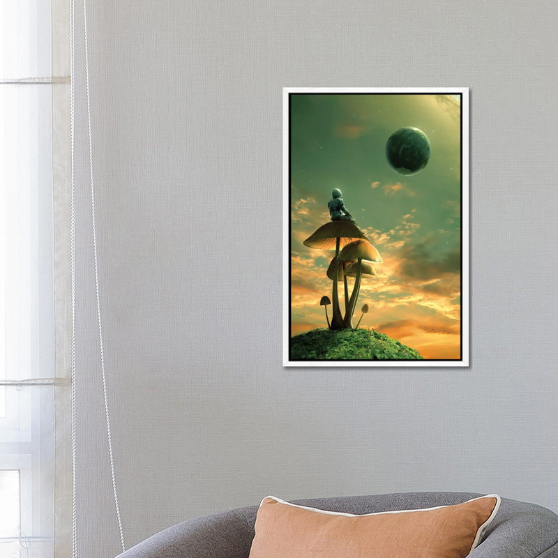 A Trip II by Nicebleed - Gallery-Wrapped Canvas Giclée on Canvas, White Floater Framed, 66.04 cm H x 45.72 cm W x 1.91 cm D