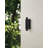 Shullsburg 16-inch 3-light Textured Black 5CCT LED Exterior Wall Sconce-1226317507