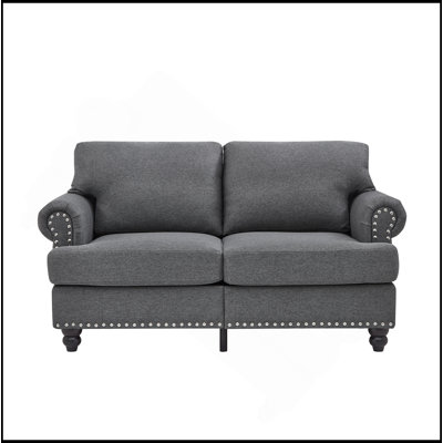 Canapé en tissu 59,5 po 59 po
