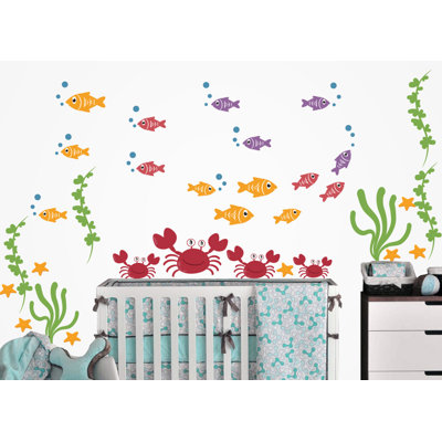 Nautical & Beach Non-Wall Damaging Wall Decal