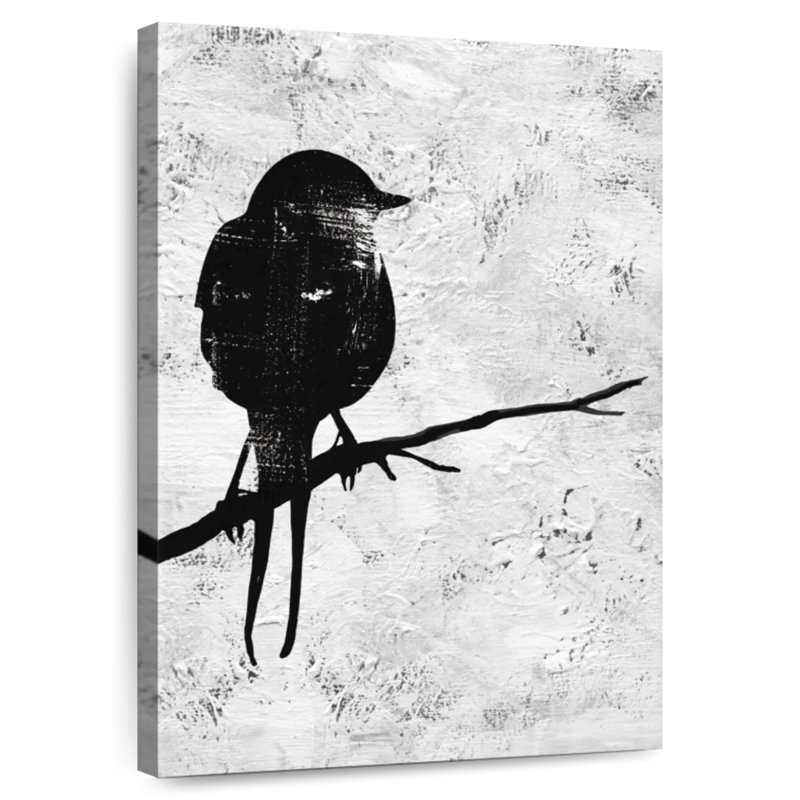 Brampt Night Bird Silhouette I, 45" H x 30" W