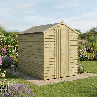 Mercia 7 x 5ft Overlap Apex Windowless Shed