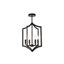Luminaire suspendu 4 lumières Ayoka-1348470966